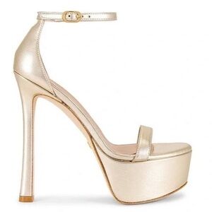 Stuart Weitzman Nudistcurve Hollywood Ankle-Strap Platform Sandals Size 10 NIB